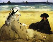 Edouard Manet At the Beach oil painting artist